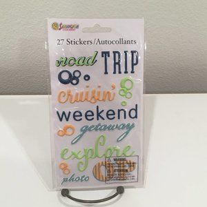 Sandylion Sticker Designs Scrapbook "Travel" Stickers